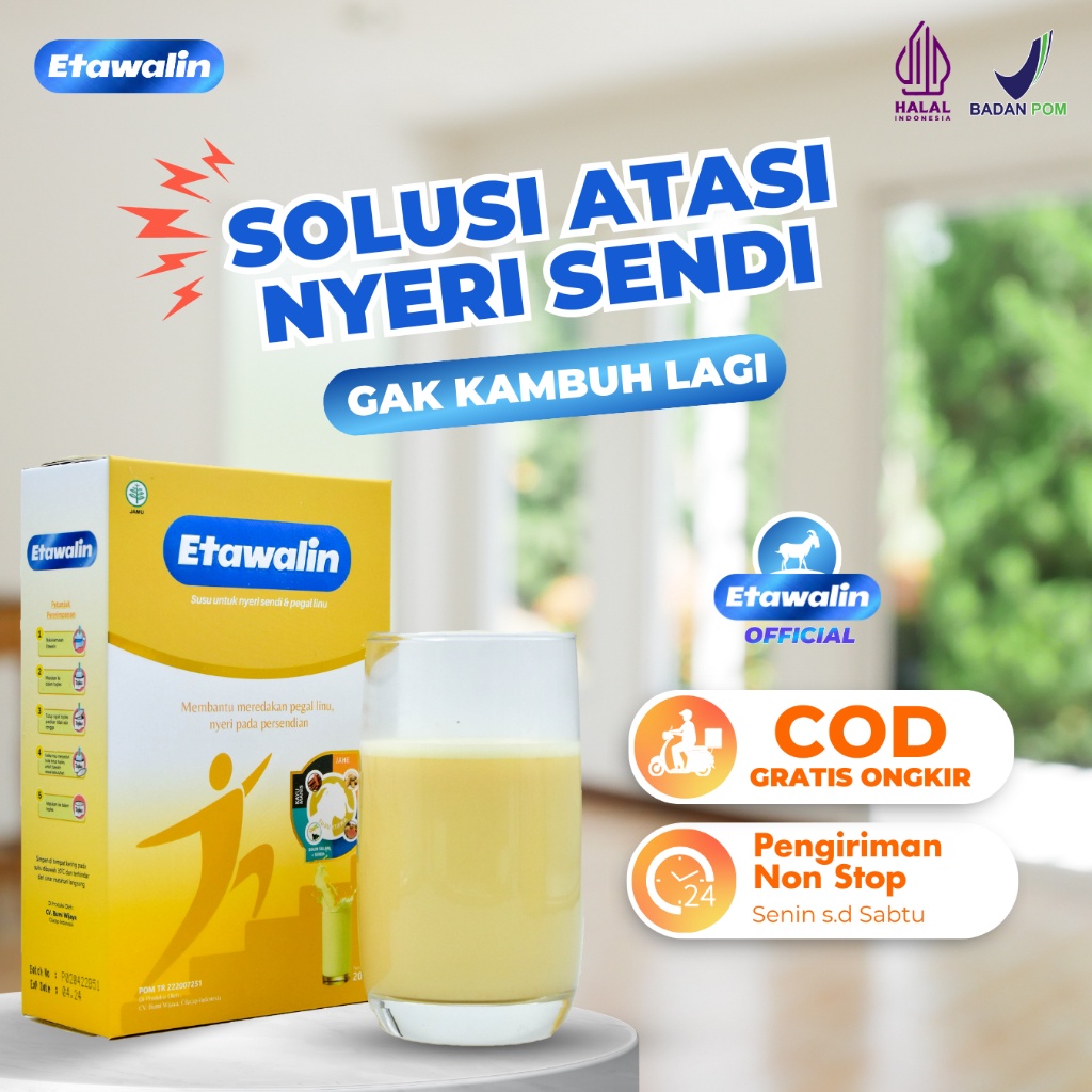 

Etawalin Susu Kambing Etawa Mengatasi Asam Urat Sendi dan Tulang Official 1 Box I SUSU KAMBING SEHAT