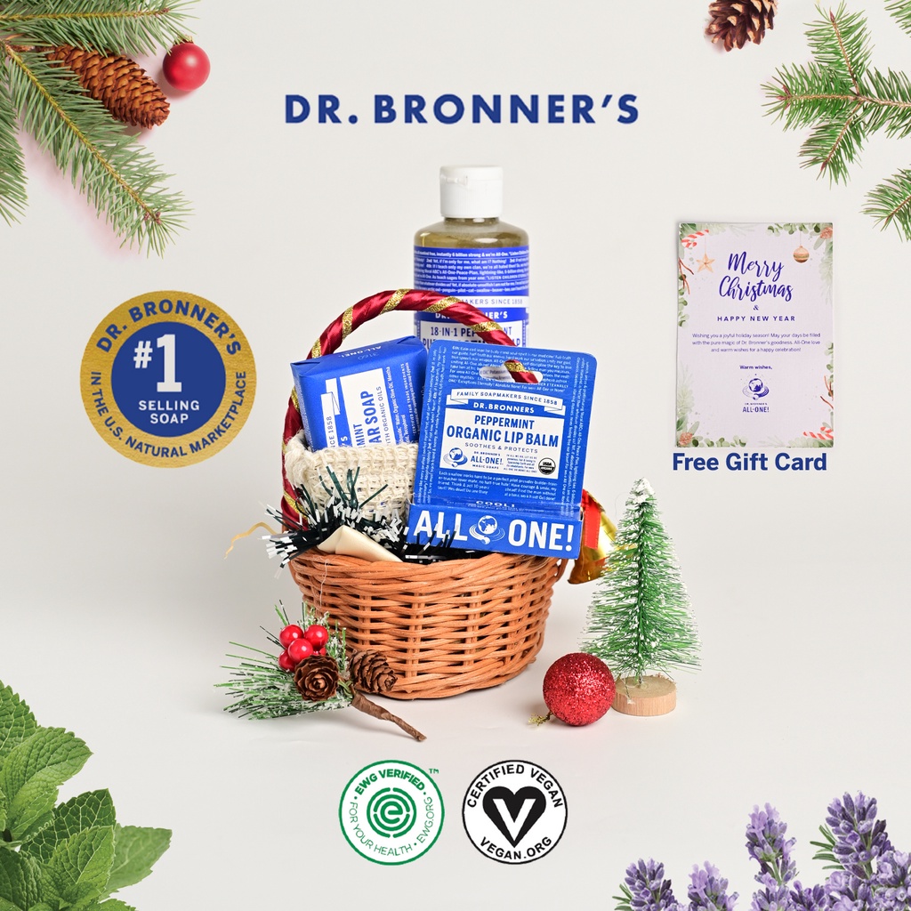 Dr Bronner's Hampers Peppermint SET