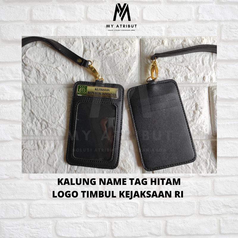 

KALUNG NAME TAG LOGO TIMBUL KEJAKSAAN RI HITAM | KALUNG NAMETAG KEJAKSAAN RI
