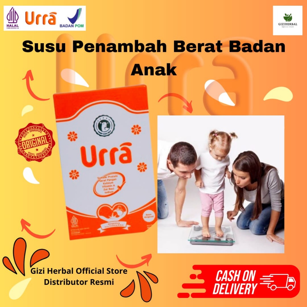 

Susu Urra Penambah Berat Badan Anak Halal BPOM Original