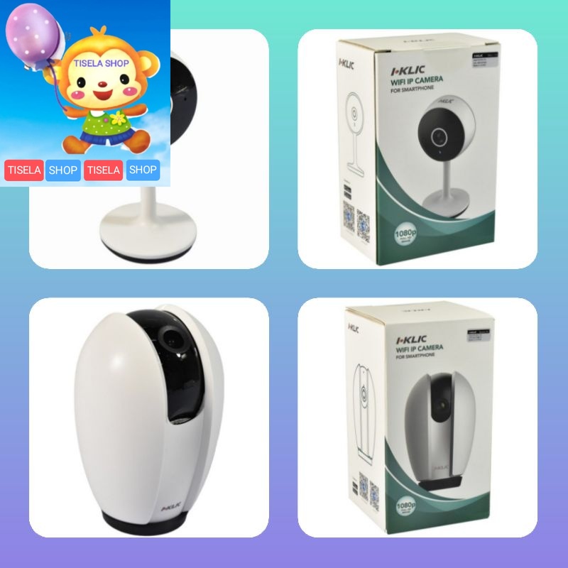 cctv suara / gerak ip cam Wireless wifi cctv i-klic 2 Arah mutar , mic, speaker