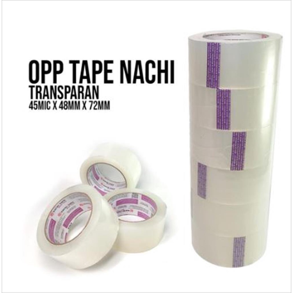 

Lakban NACHI 100 yard x 48 mm / Lakban Isolasi Packing