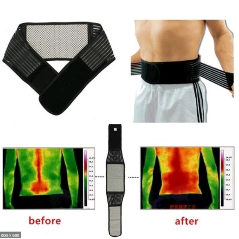 alat pereda sakit pinggang sabuk redakan sakit pinggang korset sabuk terapi pemanas pelangsing perut