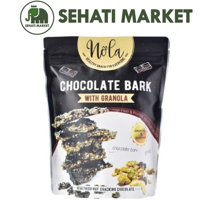 

✨PROMO✨ -NOLA SNACK GRANOLA CHOCOLATE BARK 100gr