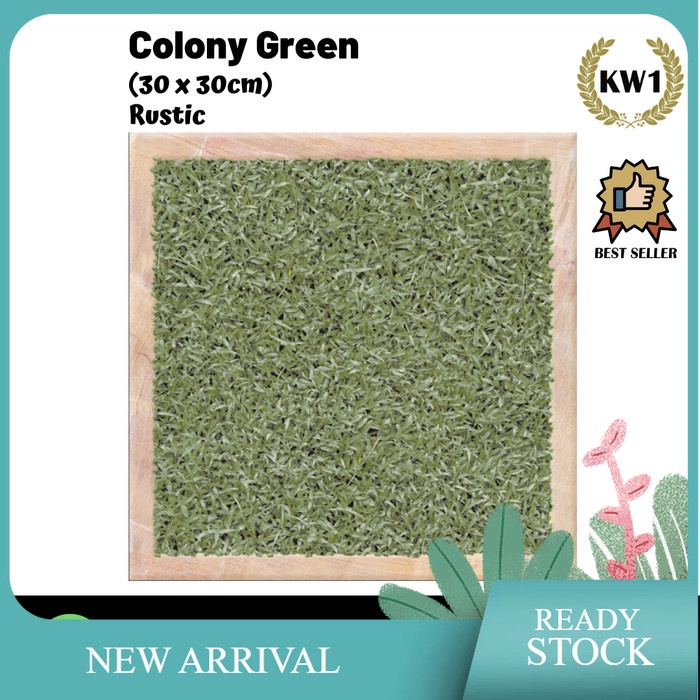 Keramik Lantai 30x30 Colony Green