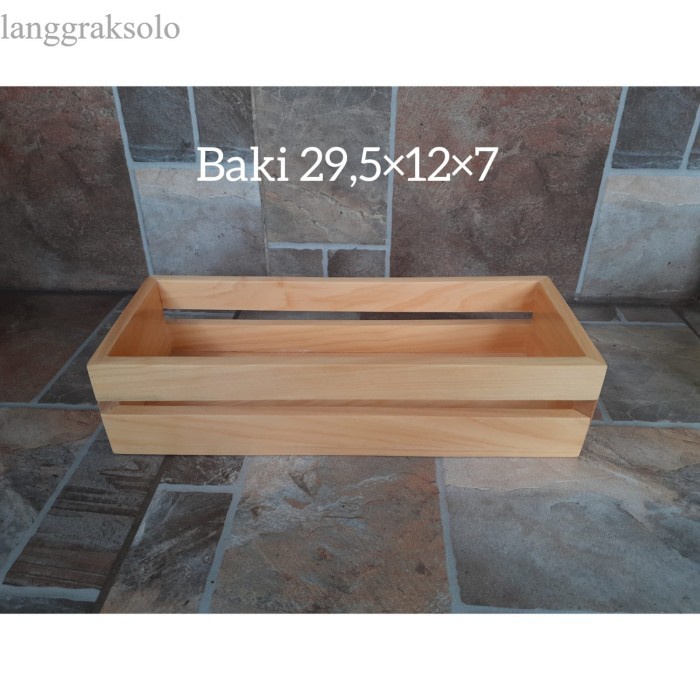 

Baki Serbaguna /Baki Kayu Pinus/Baki Toples/ Nampan Toples 9cm murah