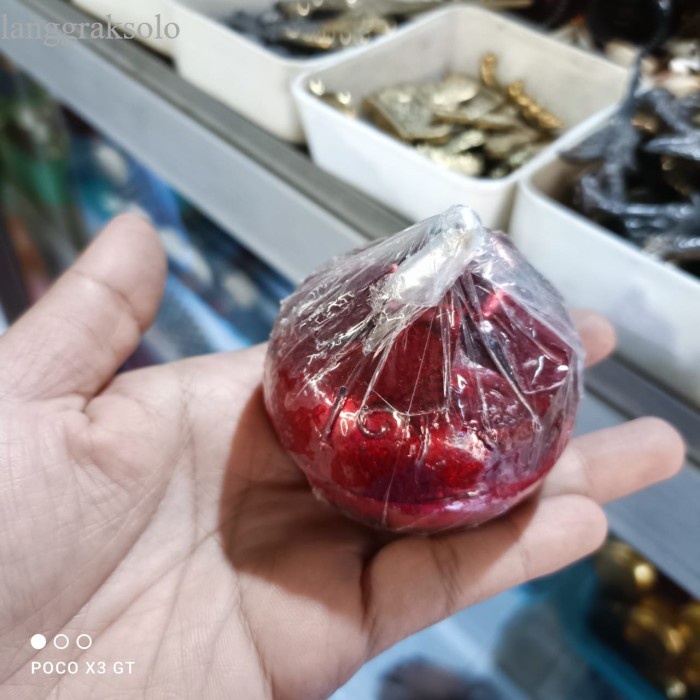 pusaka apel jin merah ori bkn megantoro sengkelat kamarogan antik