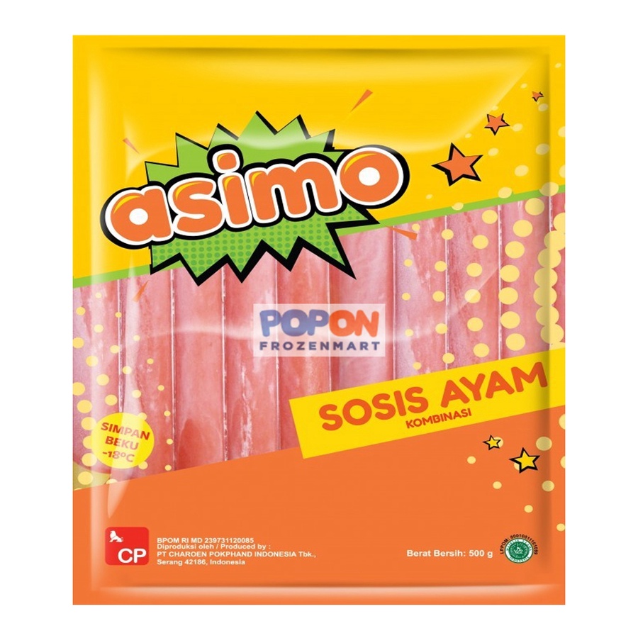 

Asimo Sosis Ayam Kombinasi 375Gr