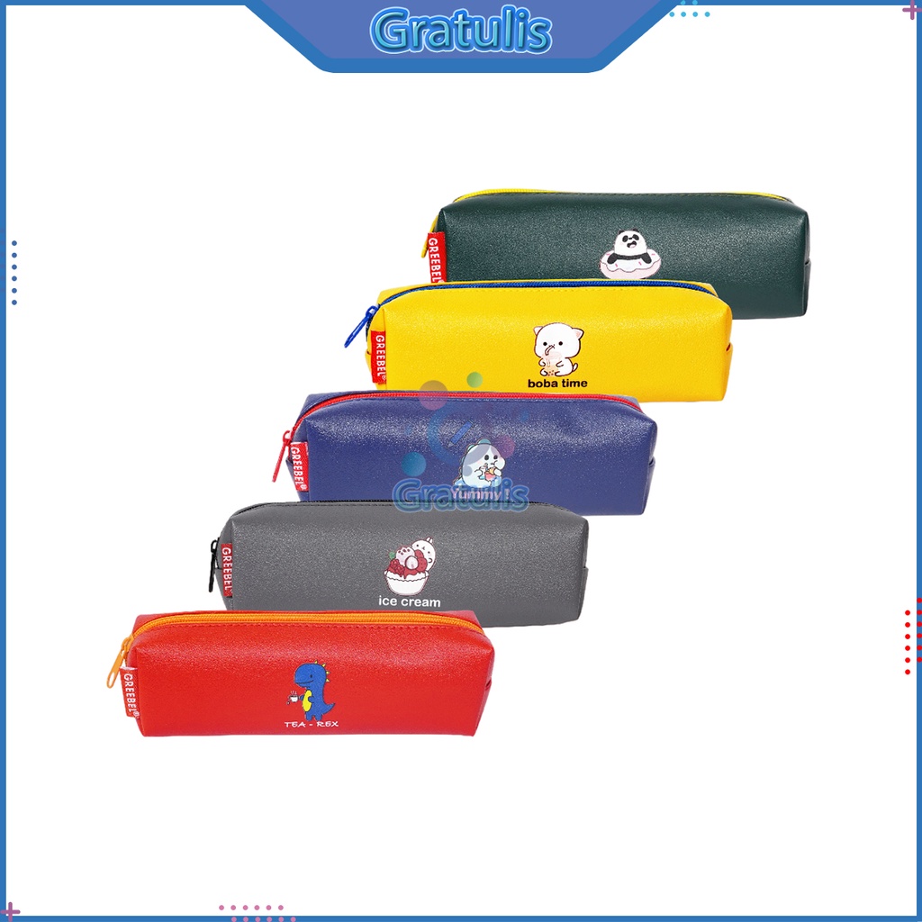 

TEMPAT PENSIL MOTIF LUCU GREEBEL 0304-12 / PENSIL CASE SERBAGUNA / KOTAK PINSIL ZIPPER