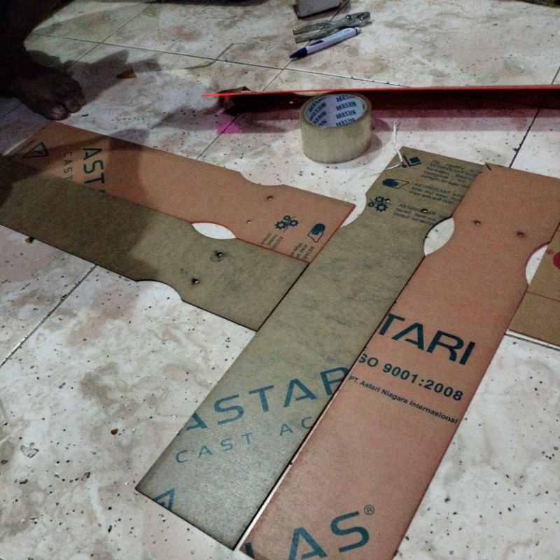 ACRILIC MIKA LEMBARAN MIKA KOLONG VARIASI RX KING NINJA TIGER