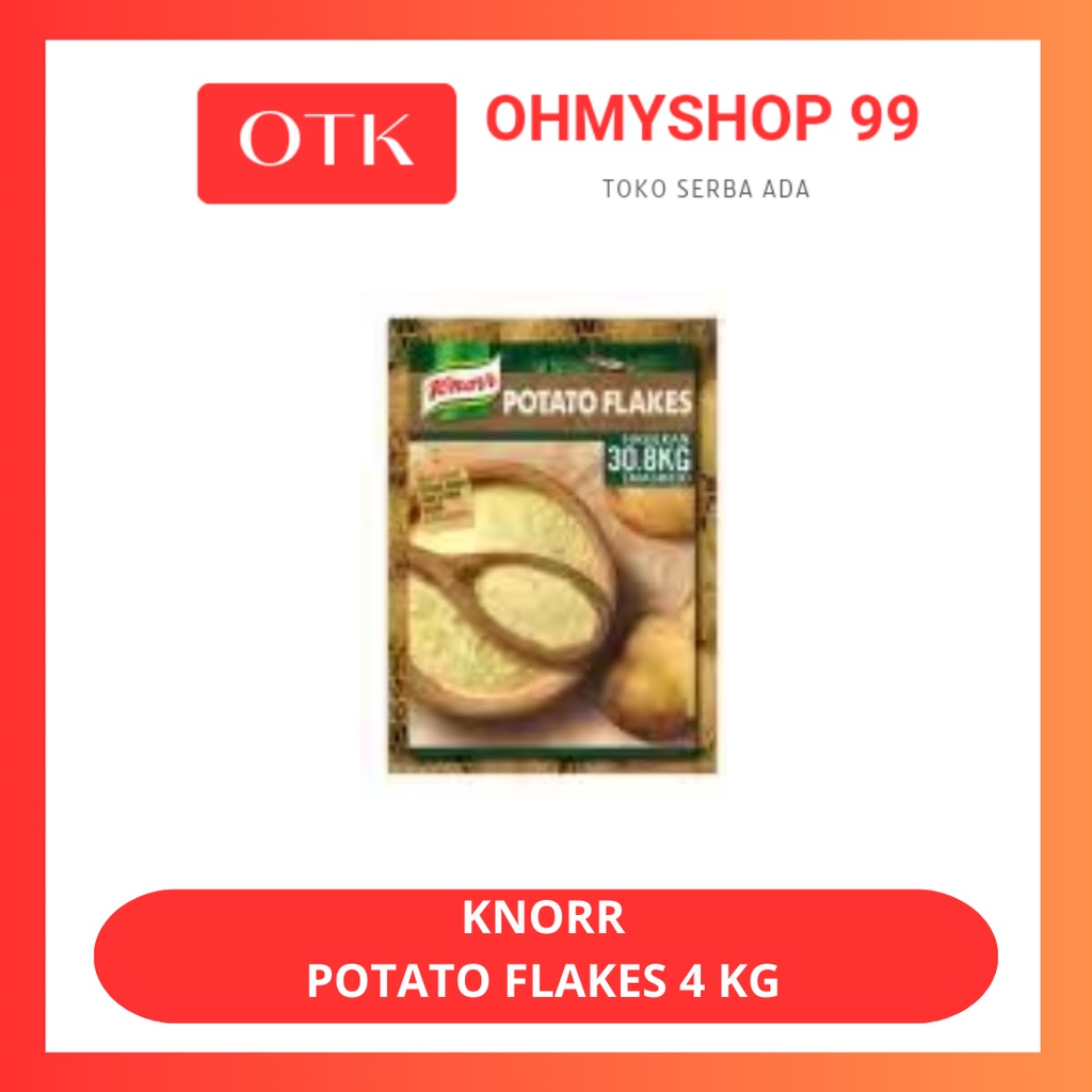 

Knorr Potato Flakes Kentang Kering Serpih 4kg