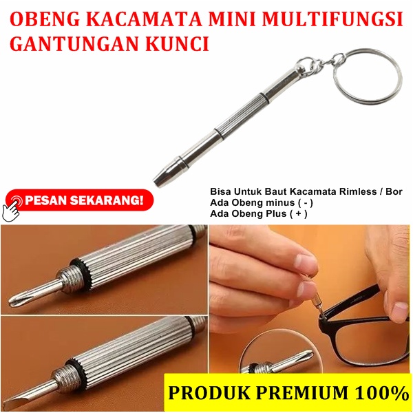Obeng Kacamata Kecil Gantungan Kunci Bentuk Obeng Untuk Kacamata
