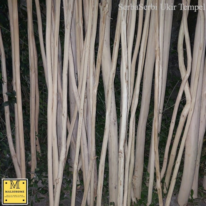 Ranting Kayu Jati 200cm Untuk Dekorasi By Maliohome Termurah