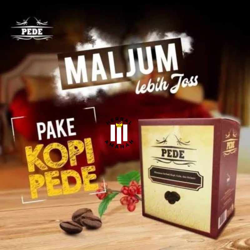 KOPI PEDE ORIGINAL  OBAT KUAT DAN TAHAN LAMA PRIA DEWASA JOSS