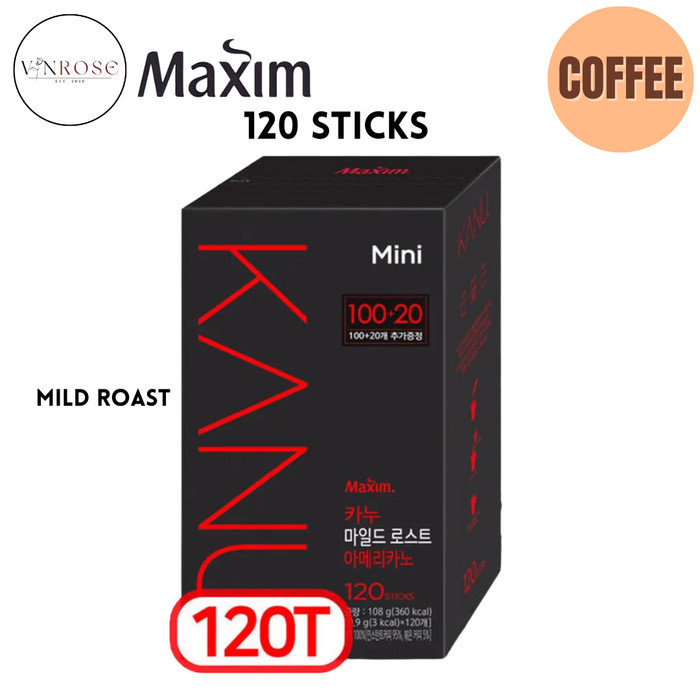

READY STOCK!!! Maxim Kanu Mini Mild Roast Americano/ Dark Roast Americano 120T - Mild roast