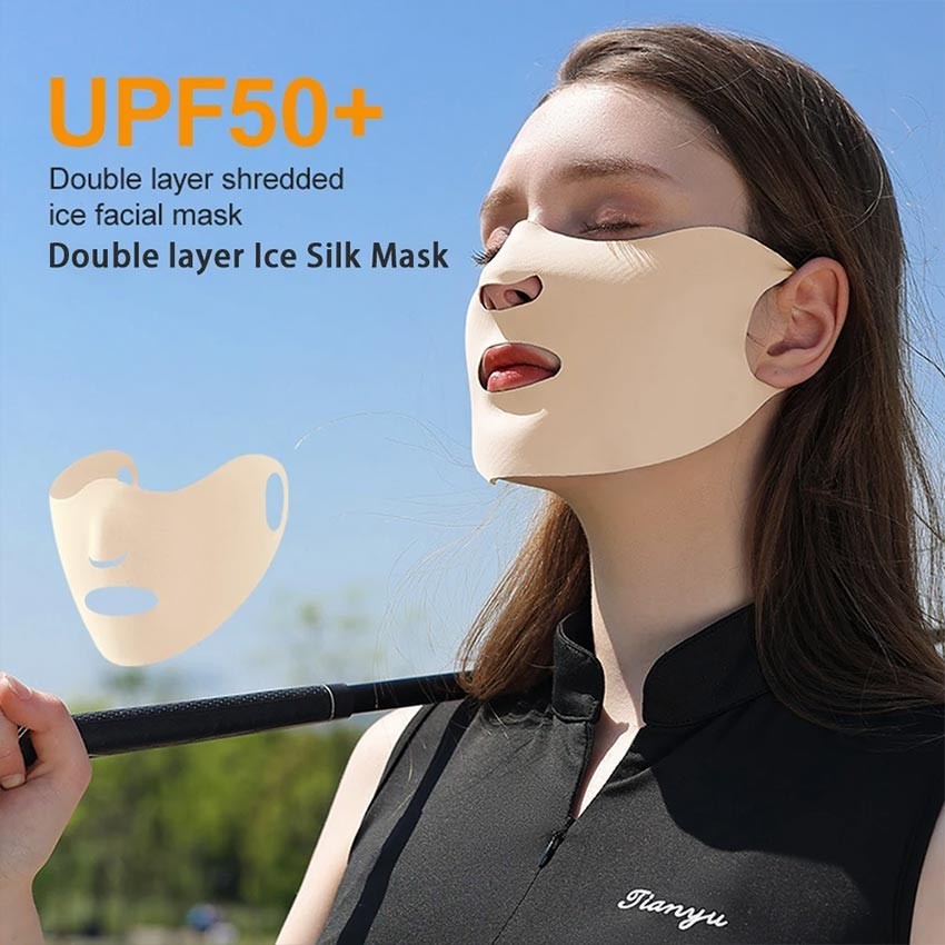 Masker Musim Dingin Tahan Angin Anti Uv Breathable Masker Wajah Sepeda Sport Multifungsi Masker