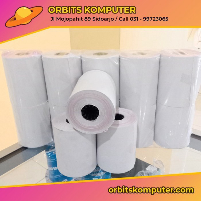 

NO MERK TELSTRUK NCR 2PLY 75X65 KERTAS THERMAL