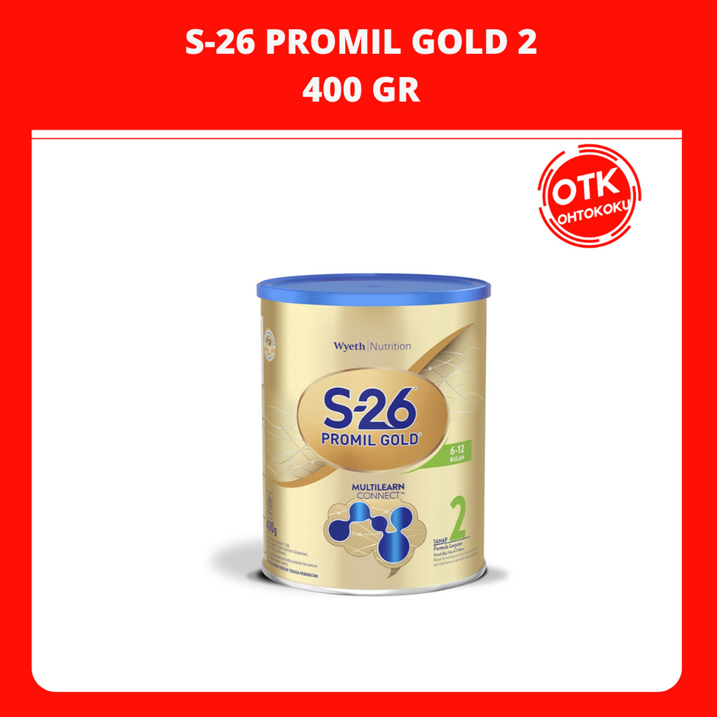 

S-26 Promil Gold 2 Susu Formula Usia 6-12 Bulan 400 gr