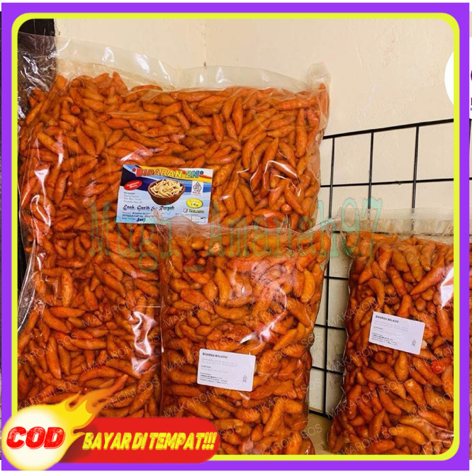 

Bidaran Balado Cap 2N - 1Kg Bidaran Camilan Rasa Balado Pedas Manis Makaronisos food