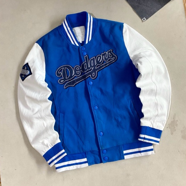 varsity jacket mlb dodgers second