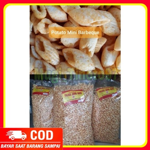 

Potato mini BBQ kemasan 1 kilogram snack kiloan