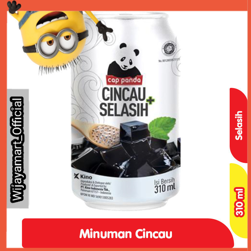 

Cap Panda Minuman Cincau + Selasih Kaleng 310 ml