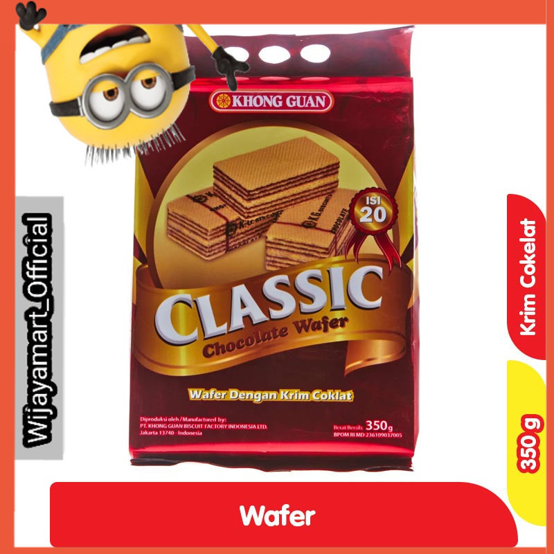 

Khong Guan Wafer Cokelat Klasik 350 g