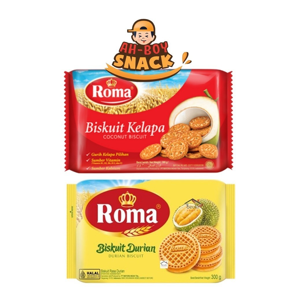 

ROMA BISKUIT KELAPA 300GR MAYORA