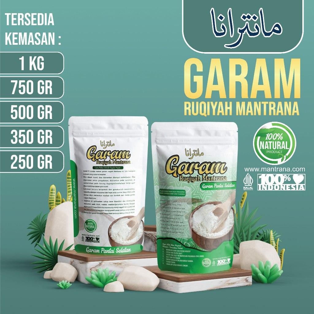 

Garam Ruqyah Mantrana Kemasan 250 gr - 1 kg Membantu Melancarkan Rezeki dan Membuka Aura Salt