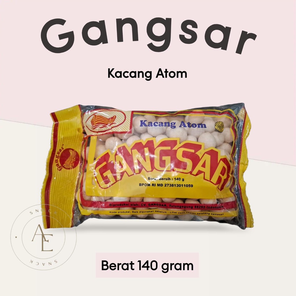 

Gangsar Kacang Atom 140 gram