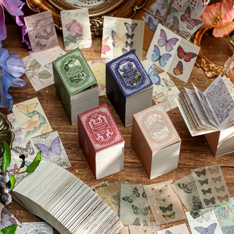 

Mr. Paper 4 Style 360sheets/Style Coated Paper With Matte Film Texture Simple Handbook DIY Decoration Dairy