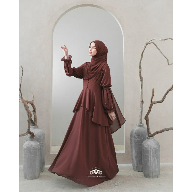 FREE GIFT - ORI KAZAMI SET & DRESS ADELIA ABAYA KAZAMI STORE - GAMIS MURAH SYARI - KAZAMI OFFICIAL