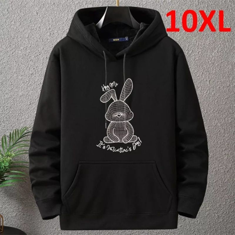 Hoodie Pria Wanita Hoodie Sweater Gambar Kelinci Hoodie Jumper