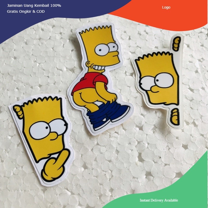 

Stiker Simpson Ritrama Cutting Laminasi Glossy