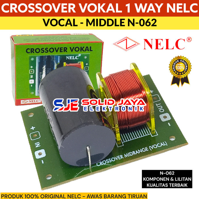 CROSSOVER PASIF VOKAL CROSSOVER VOKAL 1 WAY MIDDLE NELC N-062 ASLI