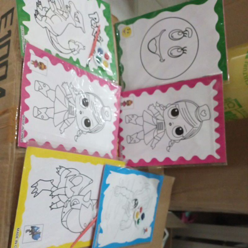 

(1pcs) mewarnai cat air edukasi anak diy anak