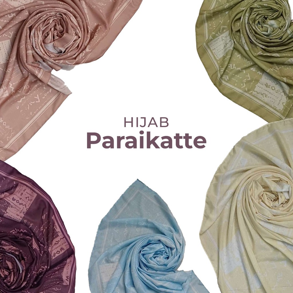 Hijab Voal PARAIKATTE Lontara khas Makassar Sulawesi Selatan