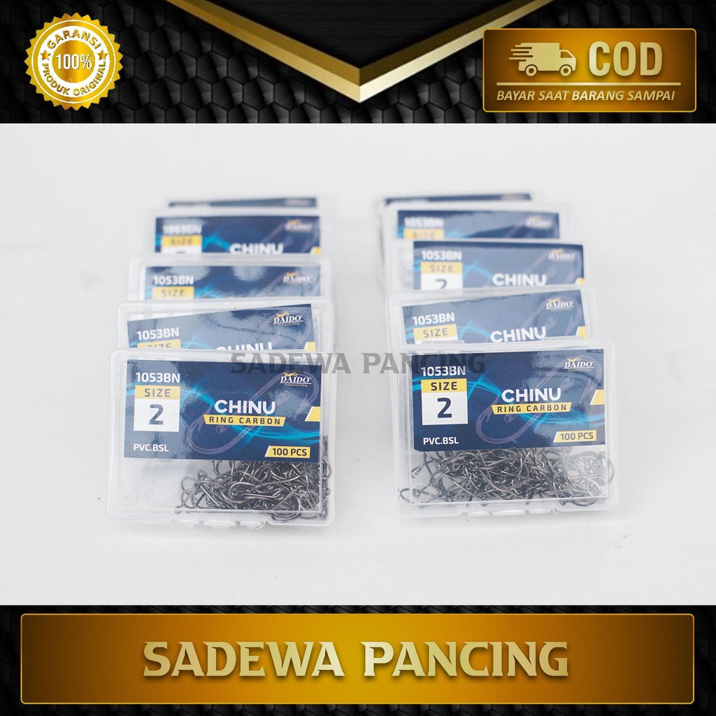 Mata Kail Daido / Ohama Box Chinu Ring Carbon 1053BN/ Mata Kail Isi 100/ Kail Murah/ Kail Isi 100