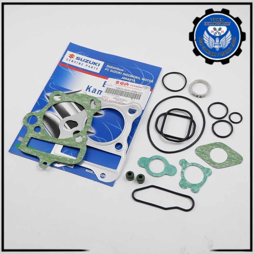 Top Set Paking Gasket Blok Suzuki Smash - B09 Kode Part : 12830-B09G00N-000