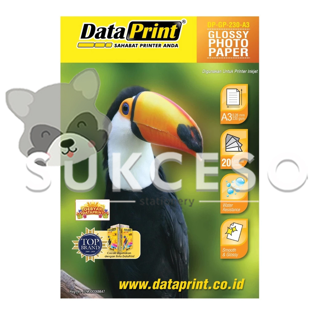 

Dataprint Glossy Photo Paper A3 230 gr - Kertas Foto Mengkilap Isi 20 Lembar