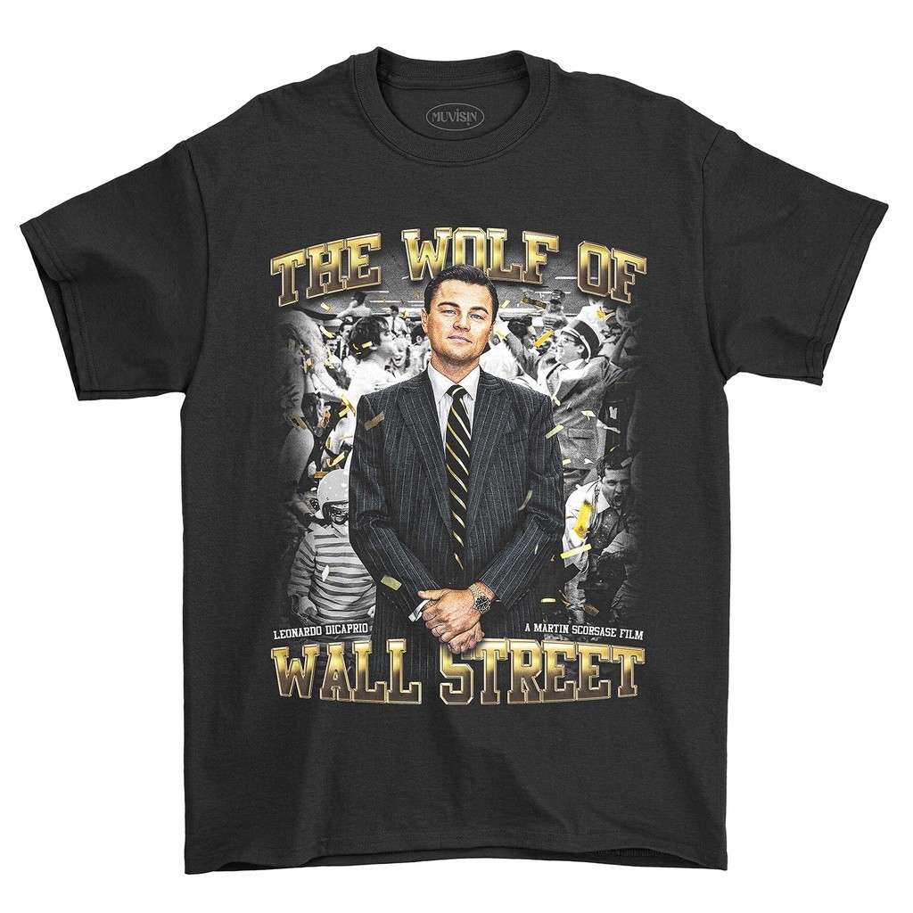 Kaos Film The Wolf of Wall Street Movie T-shirt