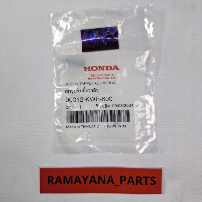 Skrup Screw Tappet Adjusting PCX Vario 125 FI eSP Vario 150 eSP 90012KWB600 berkualitas