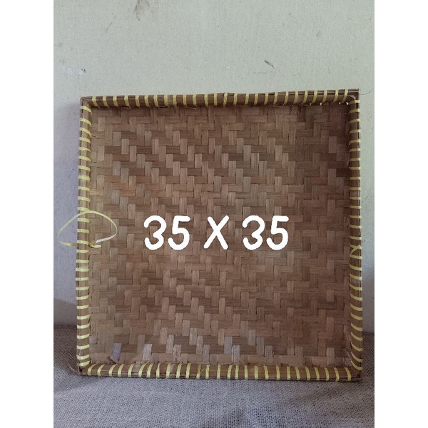 Tampah Kotak 35 X 35 Tampah Bambu Kotak
