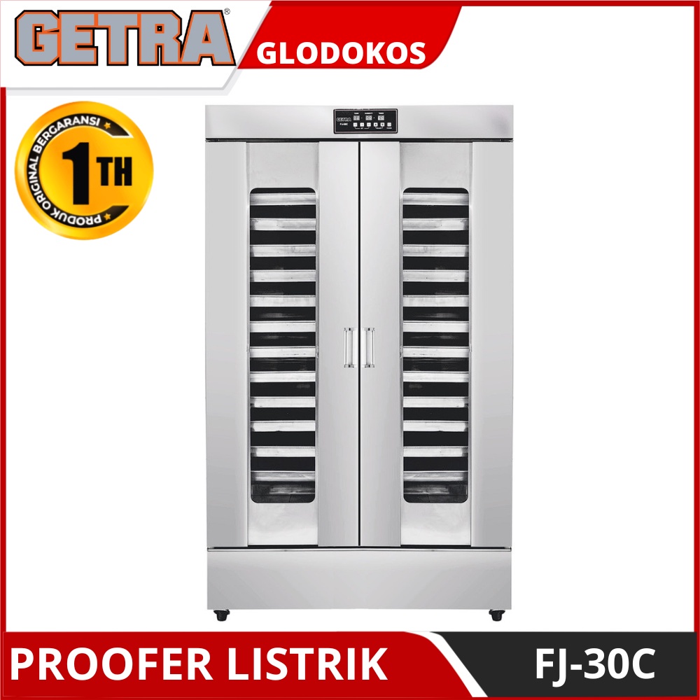 Proofer Listrik Getra Fj 30c Proofer Roti 30 Tray Stainless Steel Garansi Resmi