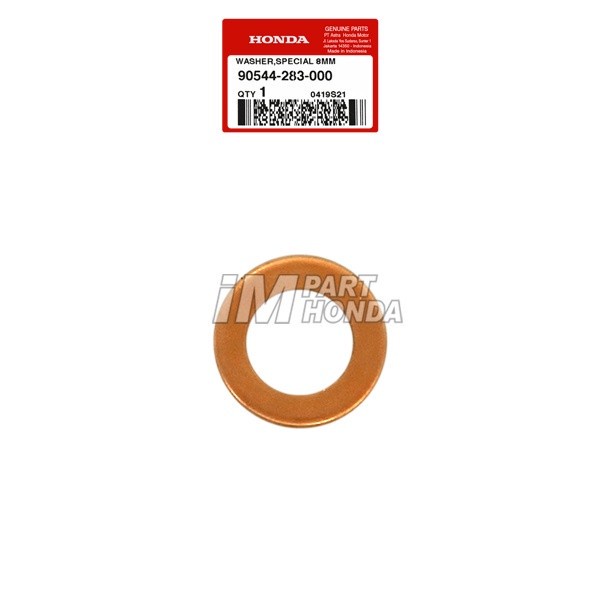 90544-283-000 Ring Tembaga Baut L Tabung Shock Honda Bebek Cub Sport