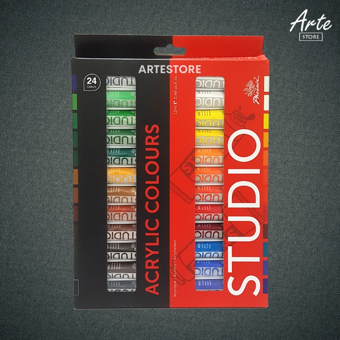 

[LD-0531] Cat Akrilik - PHOENIX Acrylic Set 24 Warna