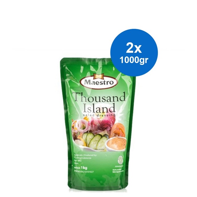 

Maestro Thousand Island Pouch 2 x 1000 gr