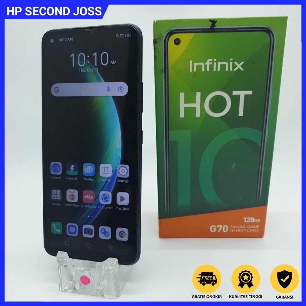 Infinix Hot 10 RAM 6/128 GB (Second Bergaransi)