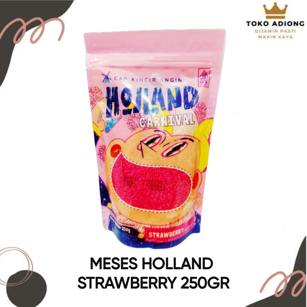 

MESES HOLLAND STAWBERRY 250GR - meses warna pink