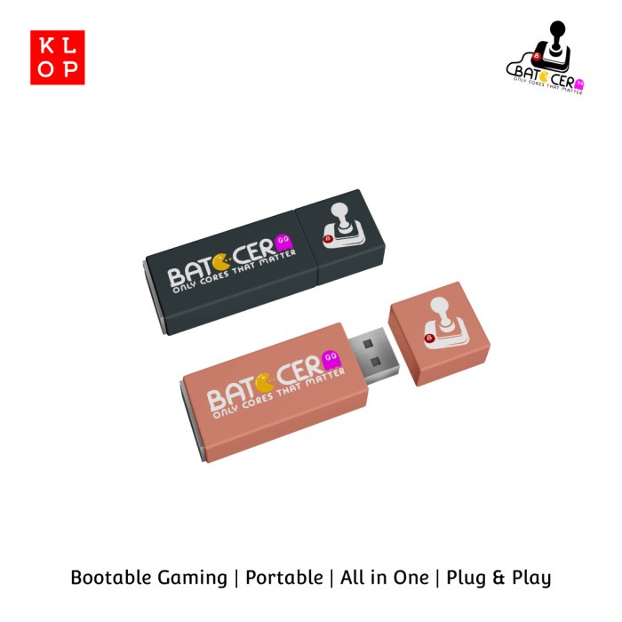 Batocera Game Station Console Flashdisk Bootable Plug and Play